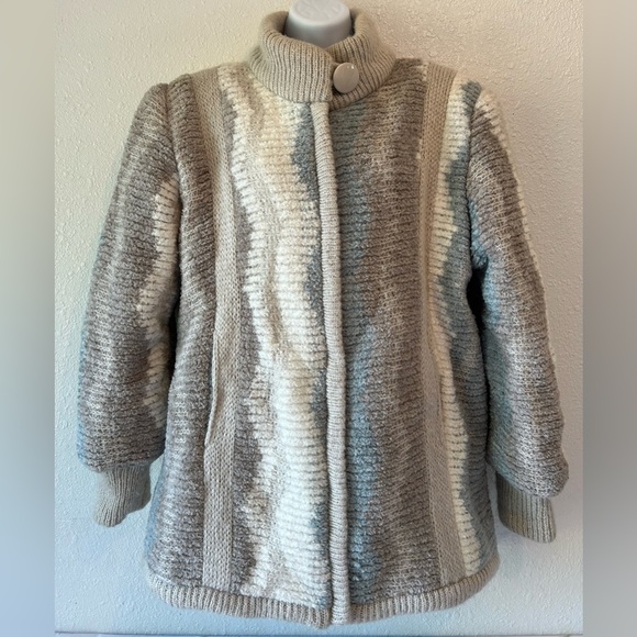 Abbmoor Jackets & Blazers - 80s Vintage Aurora International by Abbmoor Heavy Knit jacket